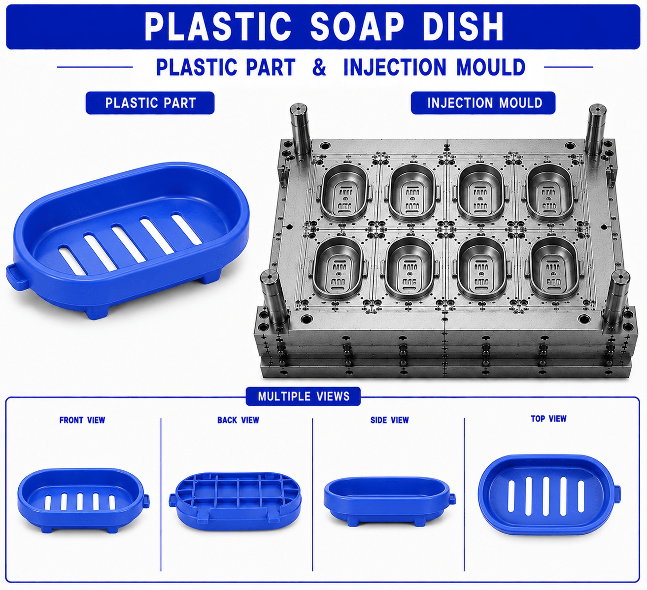 Plastic Soap Dish Mould and Moulding Service